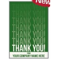 Green Thank You Everyday Blank Note Card (3 1/2"x5")